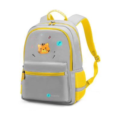 mochilas para niños con correa gris